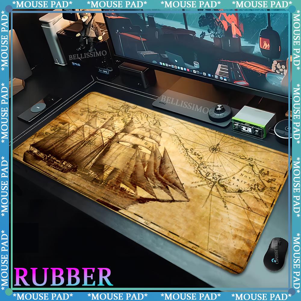 World Of Retro Gaming - Old World Map Mouse mats Extra