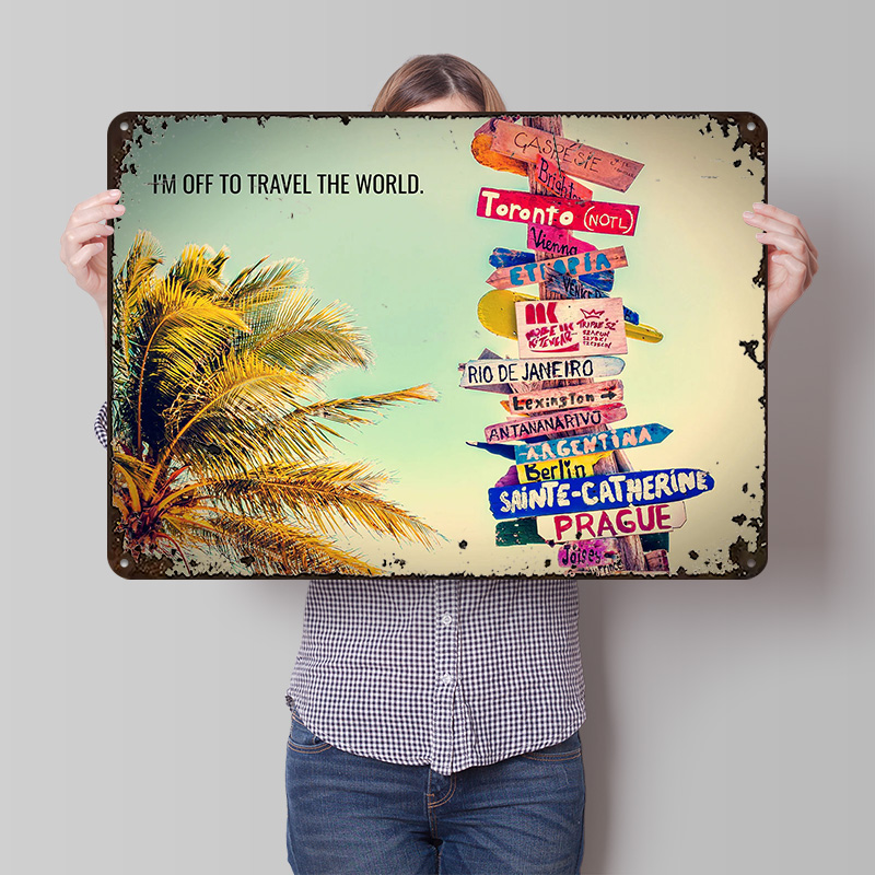 World Of Retro Gaming - Travel the World Poster Customized Vintage