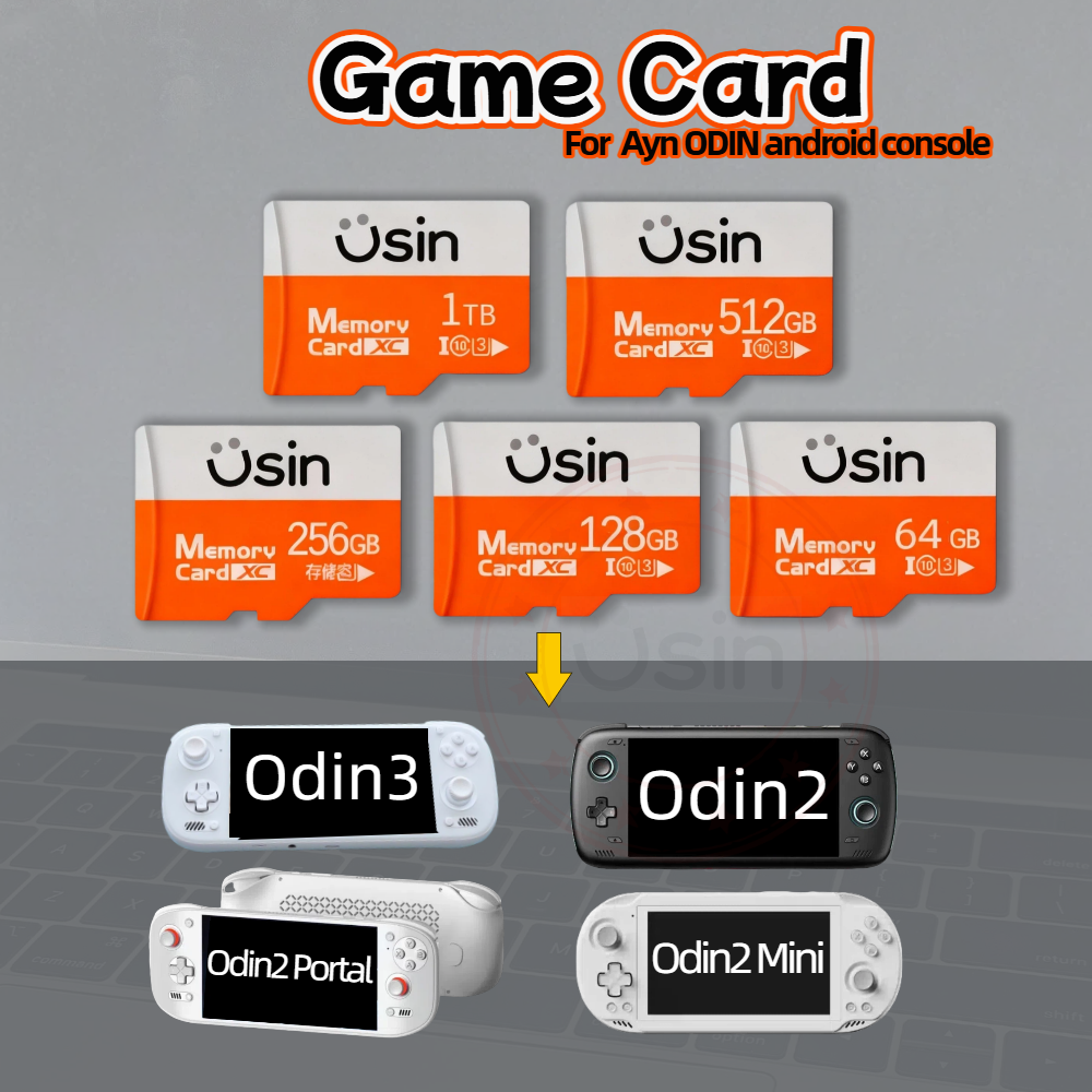 Retro X8 Gaming Console - Game SD Card For Ayn ODIN3