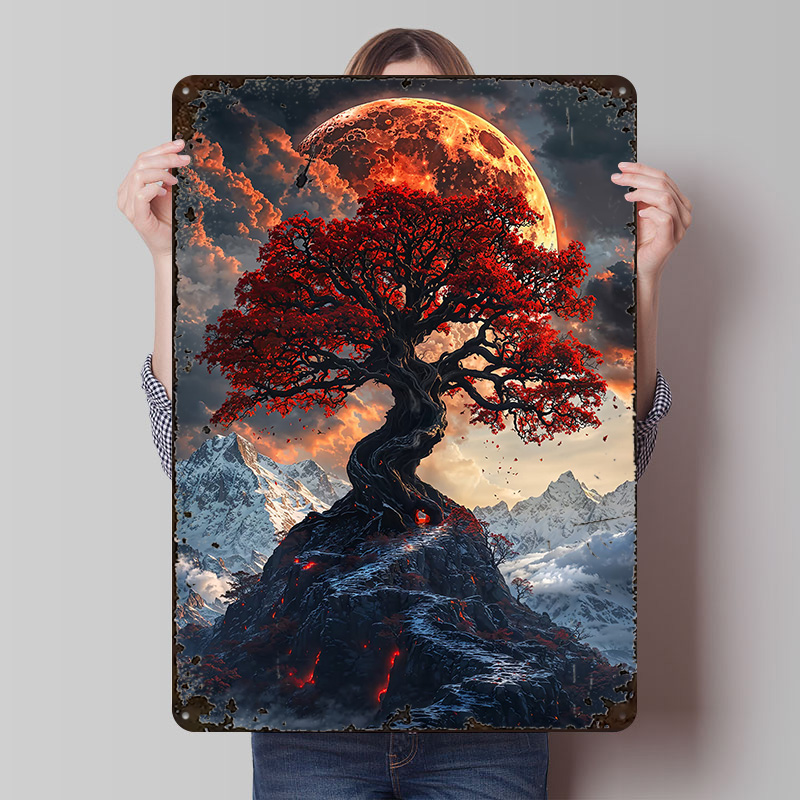 World Of Retro Gaming - The Ashen World Tree Metal Poster