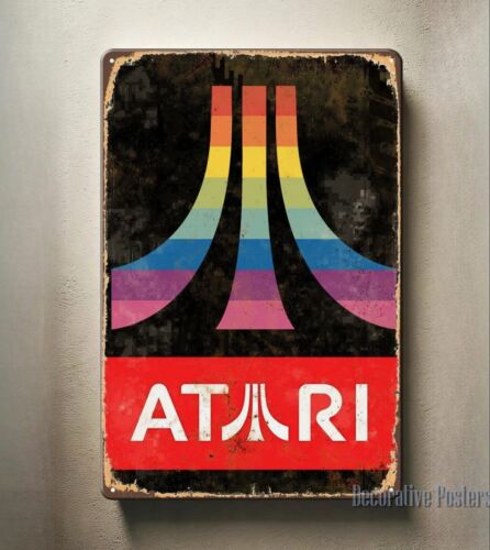 Retro Gaming Videos - 1f,Retro Video Game Metal Poster Tin