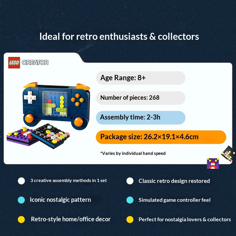 LEGO Creator 3in1 Building Blo - Retro Gaming Consoles 评论和价格