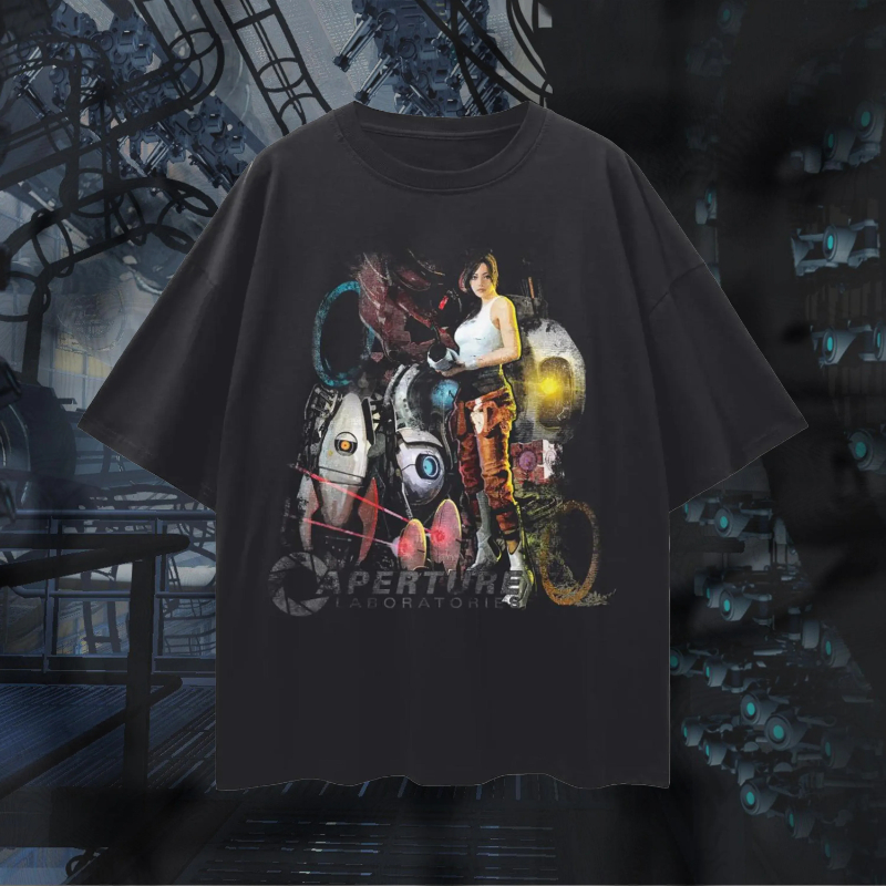 Portal 2 Aperture Science T-sh - Retro Gaming Shops 评论和价格