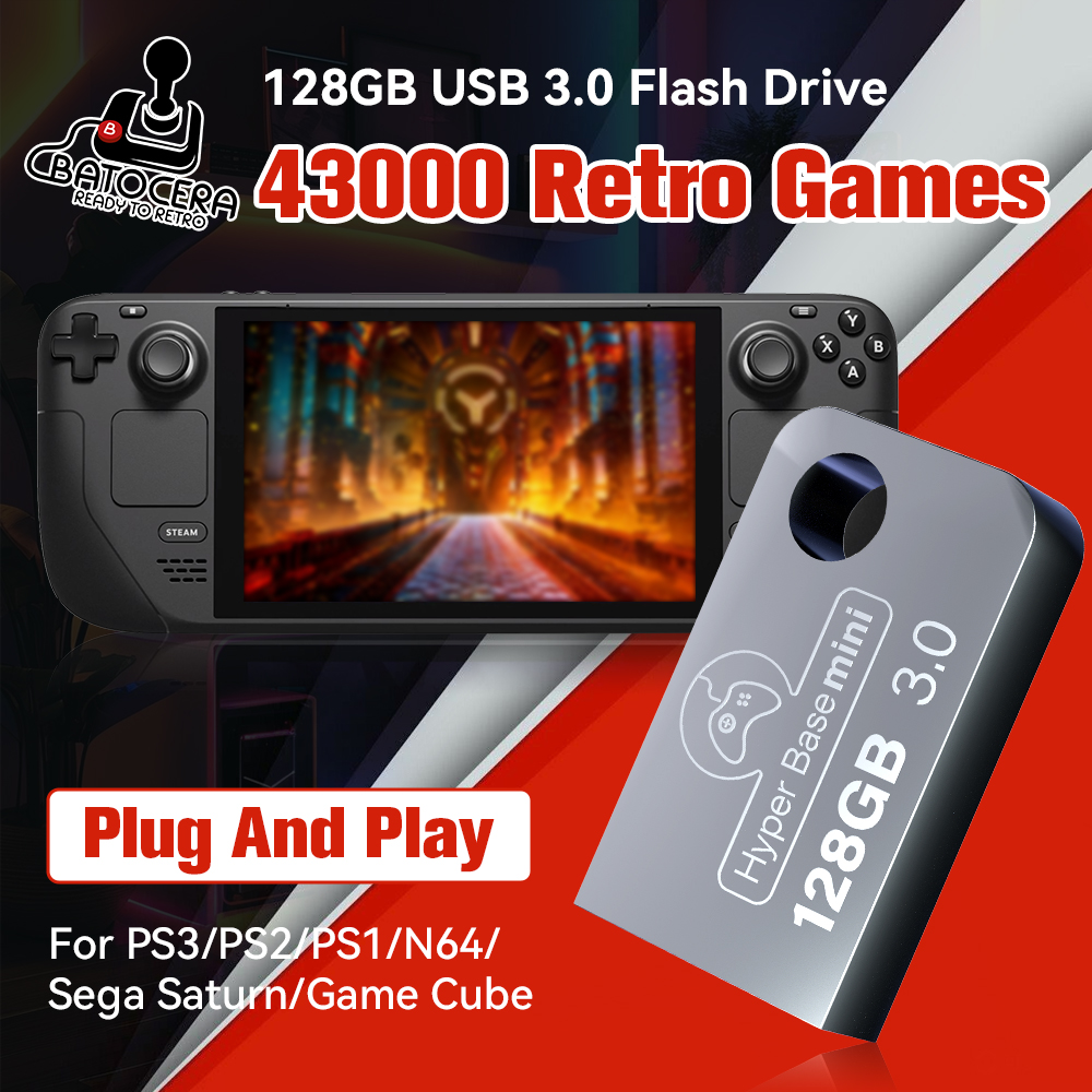 Batocera 128G Gaming Stick Wit - Retro Gaming Ps3 评论和价格