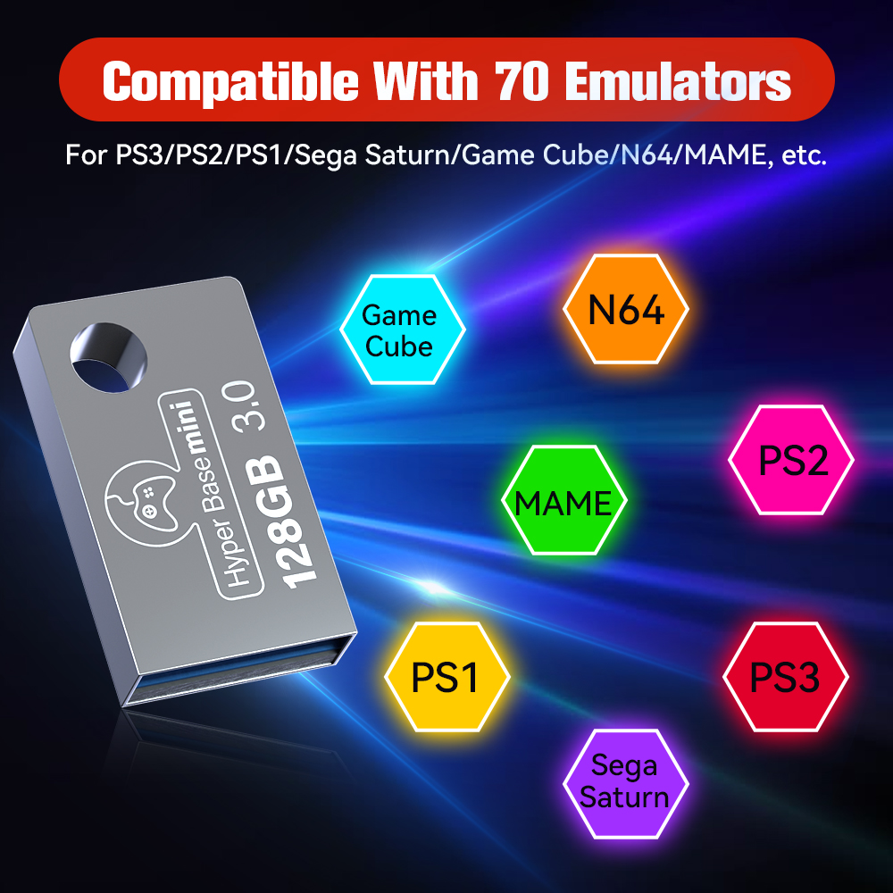 Batocera 128G Gaming Stick Wit - Retro Gaming Ps3 评论和价格