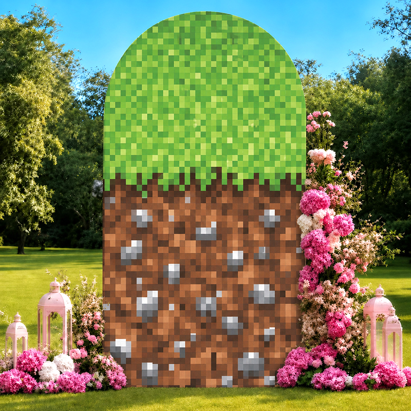Retro Pixel World Arch Backdro - World Of Retro Gaming 评论和价格