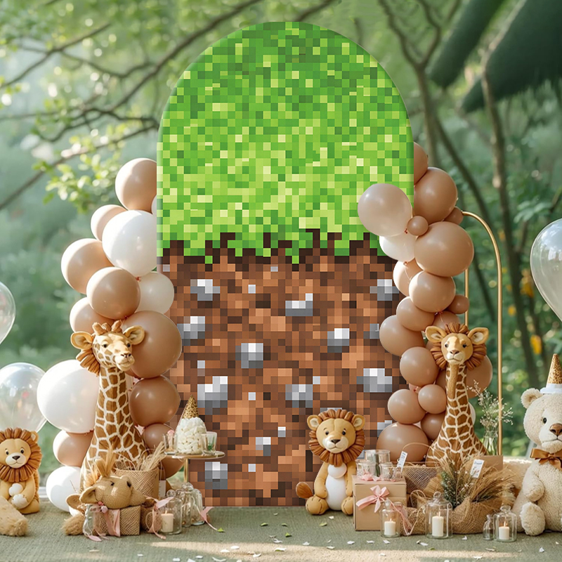 Retro Pixel World Arch Backdro - World Of Retro Gaming 评论和价格