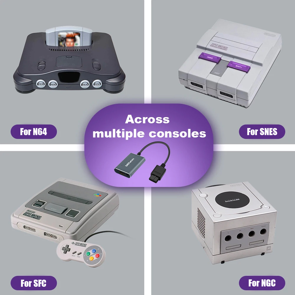 Bitfunx 720P Svideo / AV To HD - Retro X8 Gaming Console 评论和价格