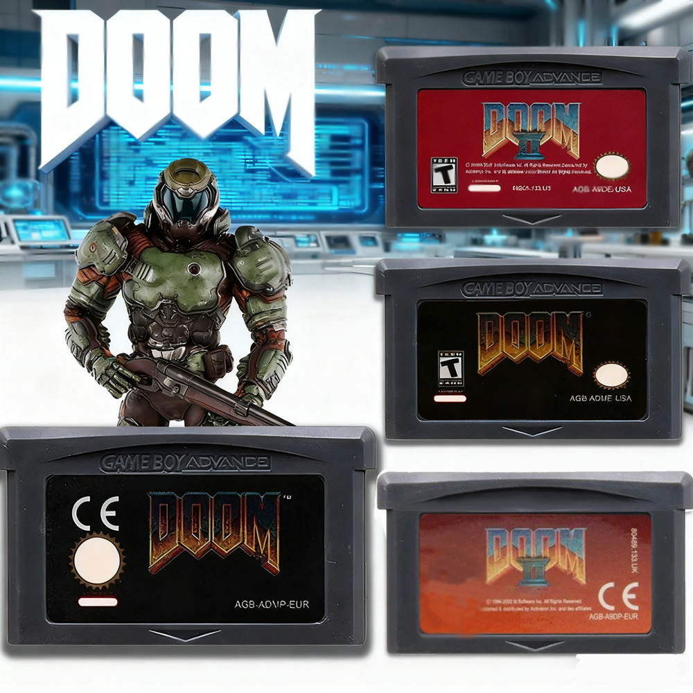 DOOM Series 32 Bit GBA Game Ca - Retro Gaming Videos 评论和价格