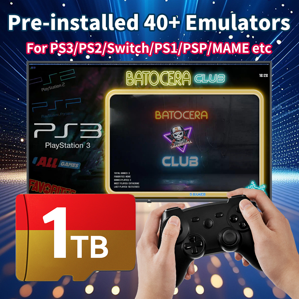 1TB Game TF Card for Switch/PS - Retro Gaming Mini Pc 评论和价格