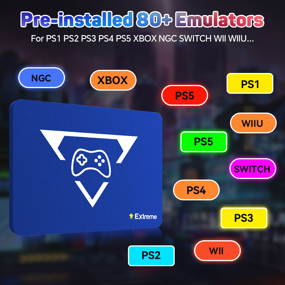 2TB Gaming Emulation Hard Driv - Retro X8 Gaming Console 评论和价格