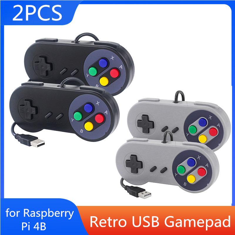 2PCs USB Gamepad Retro Gaming  - Raspberry Pi Retropie 评论和价格
