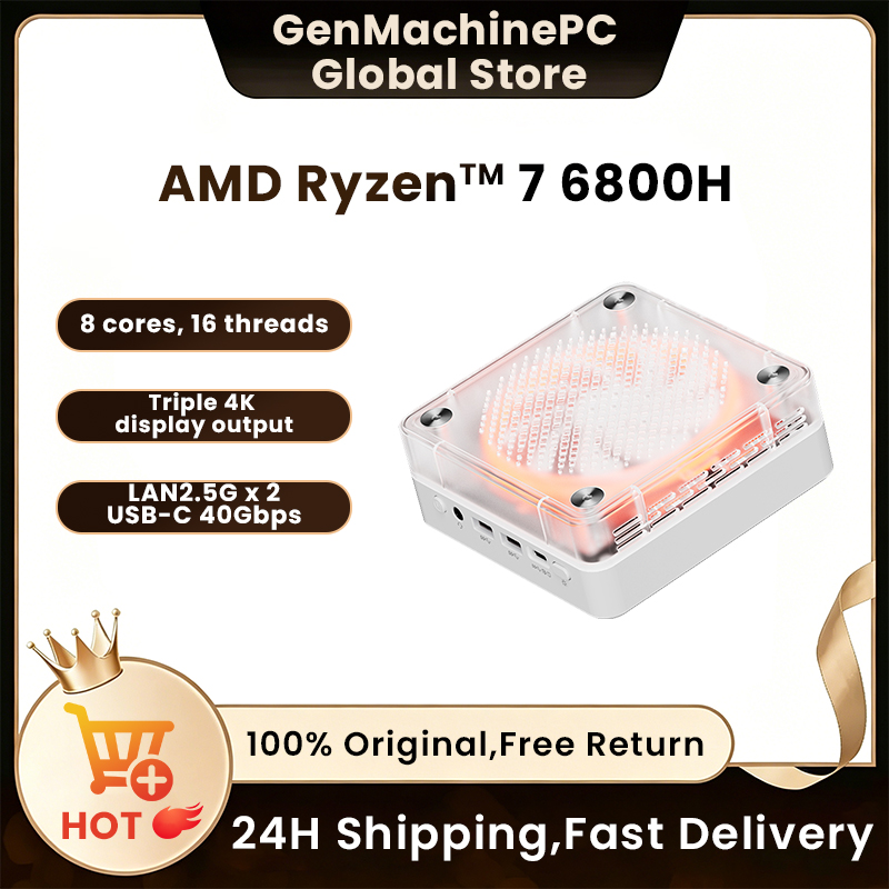Genmachine AMD R7 Ryzen 7 6800 - Retro Gaming Mini Pc 评论和价格