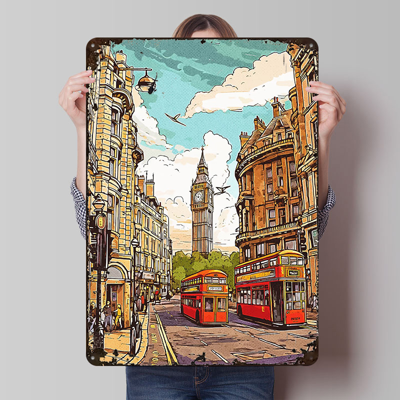 London Vintage Poster Wall Art - Retro Gaming London 评论和价格