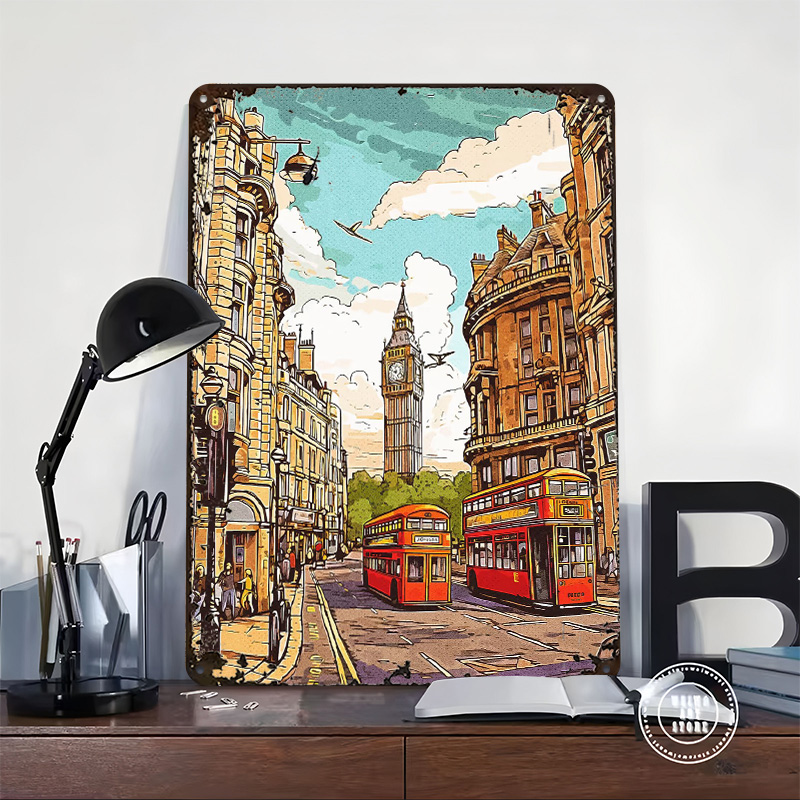 London Vintage Poster Wall Art - Retro Gaming London 评论和价格