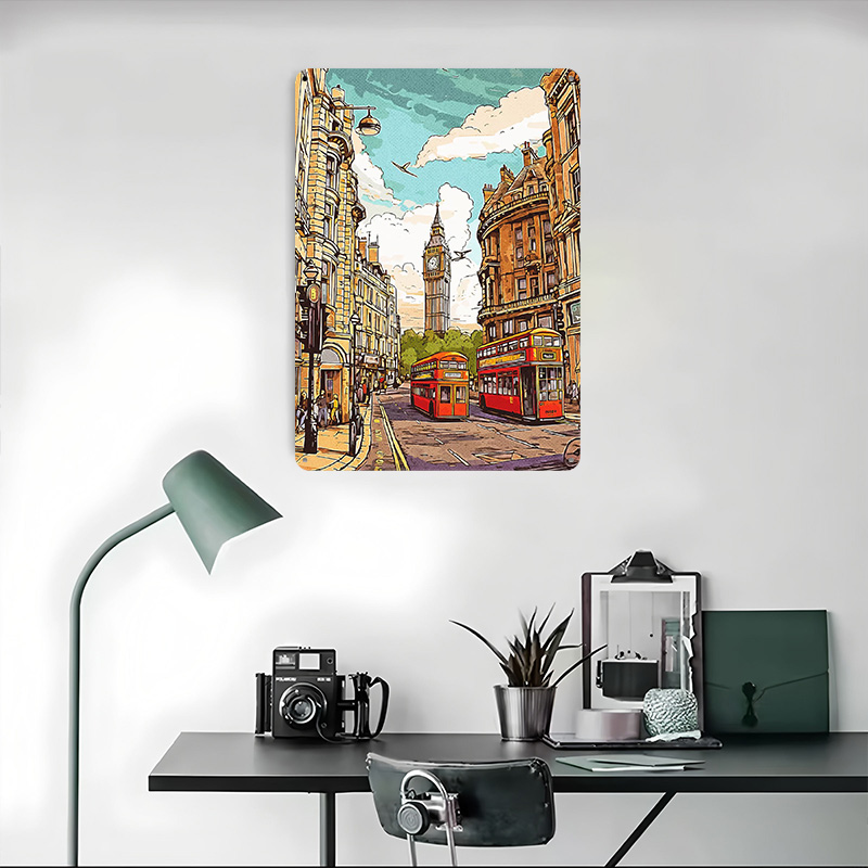 London Vintage Poster Wall Art - Retro Gaming London 评论和价格