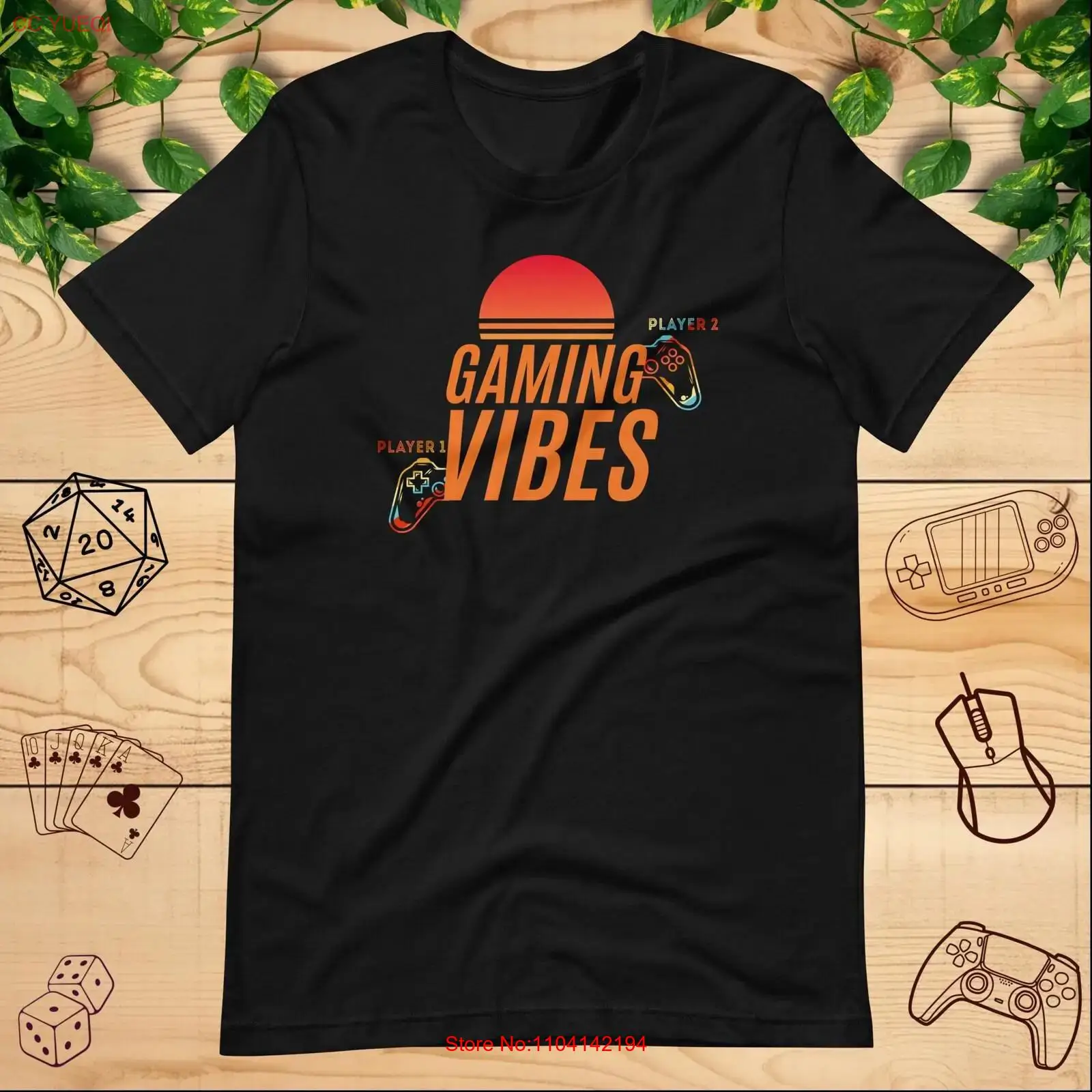 Gaming Vibes t shirt Player 1  - Retro Gaming Vibe 评论和价格