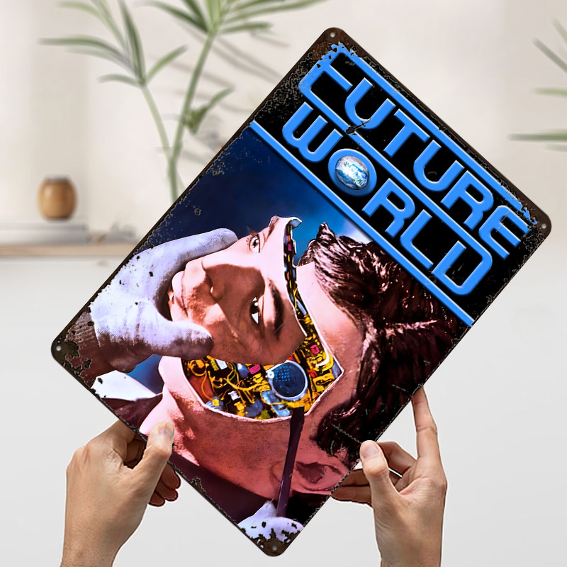 Future World Movies Tin Plaque - World Of Retro Gaming 评论和价格