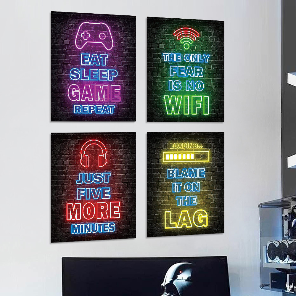  Style Wall Mural Sticker Abst - Background Retro Gaming 评论和价格