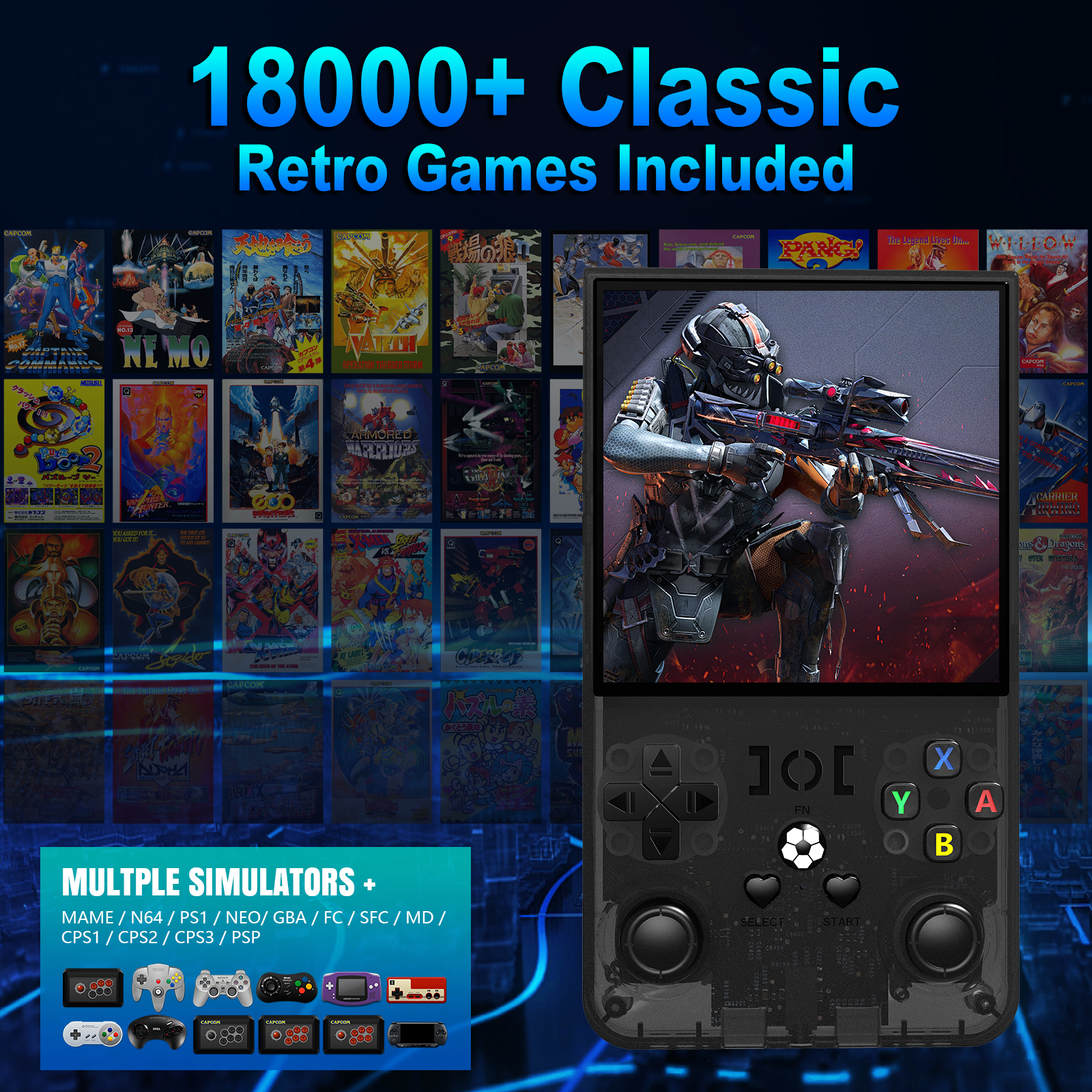 Open Source R36MAX Portable Vi - Retro X8 Gaming Console 评论和价格