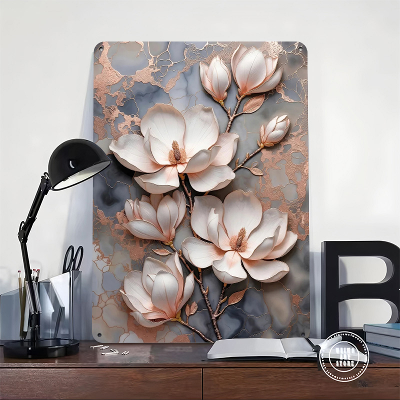 Magnolia Flowers With Marble B - Background Retro Gaming 评论和价格