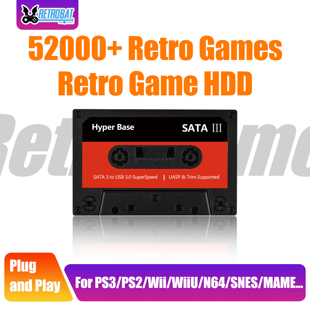 500GB/2TB Gaming HDD Batocera  - Retro Gaming Ps3 评论和价格
