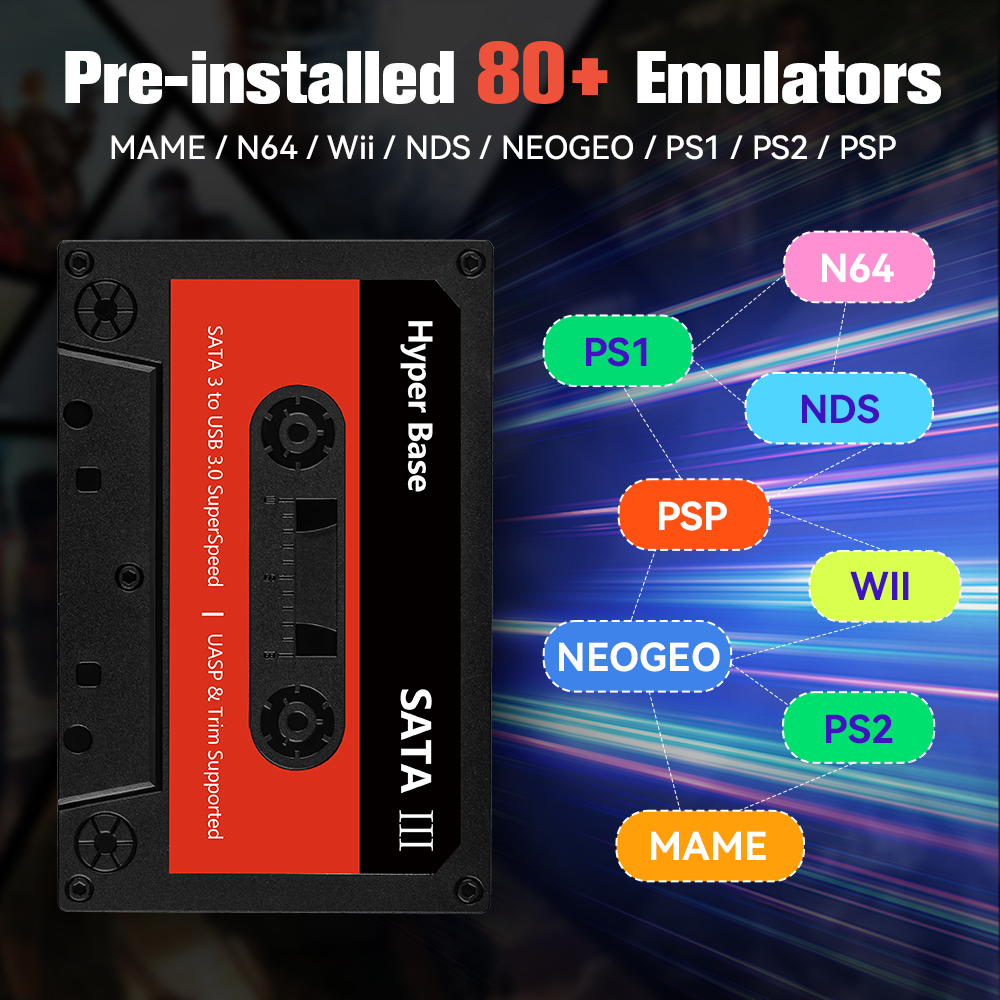 500GB/2TB Gaming HDD Batocera  - Retro Gaming Ps3 评论和价格