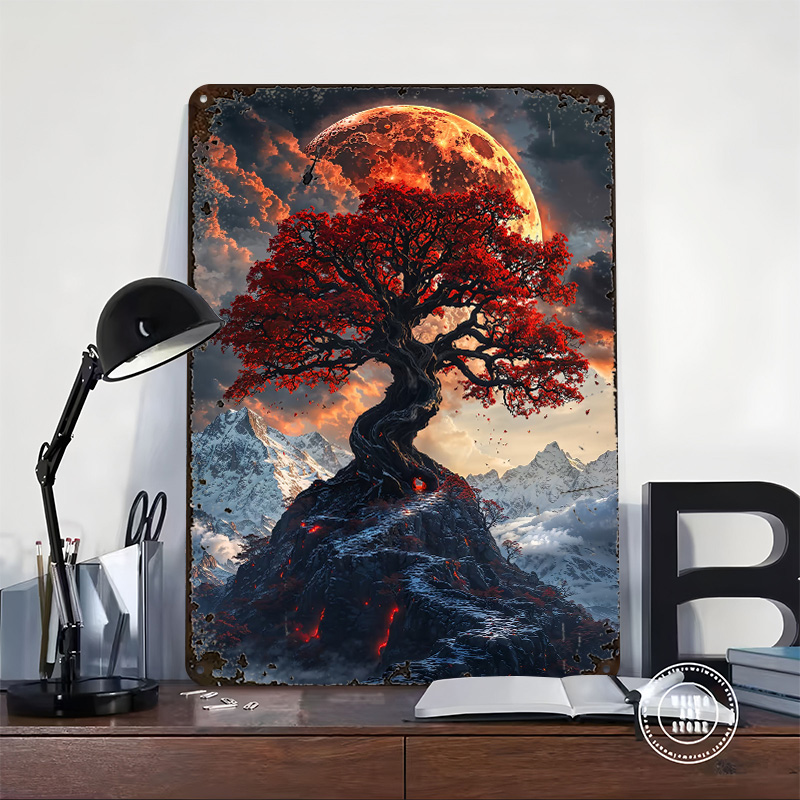 The Ashen World Tree Metal Pos - World Of Retro Gaming 评论和价格