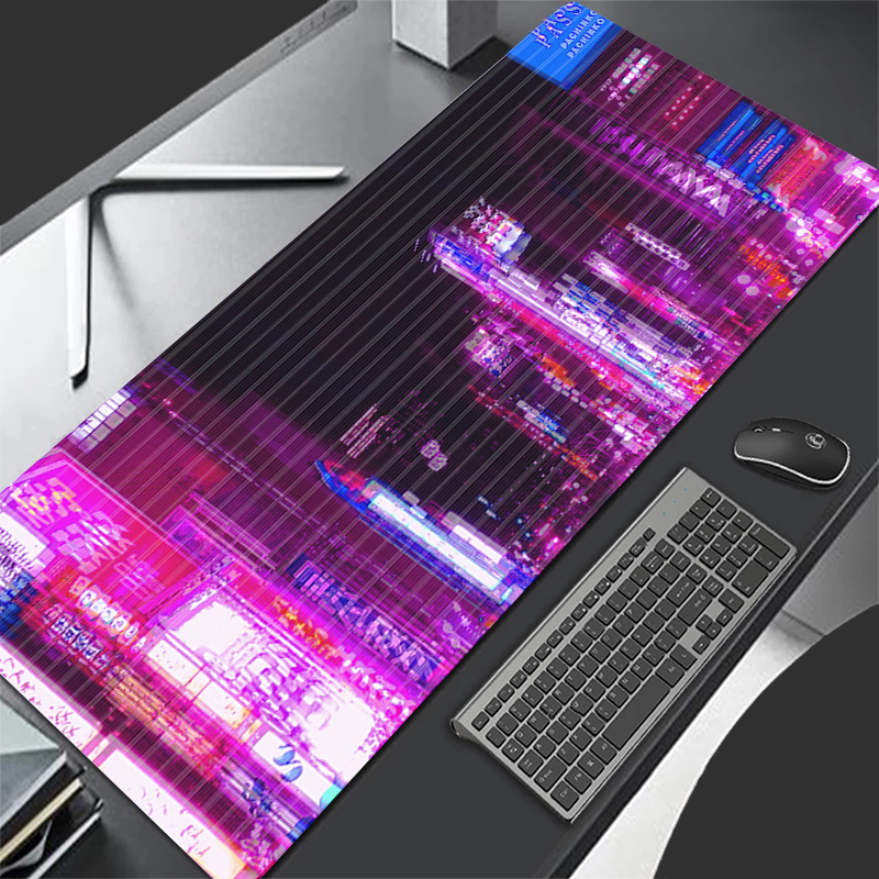 Purple Retro Neon City HD Cust - Retro Gaming Realm 评论和价格