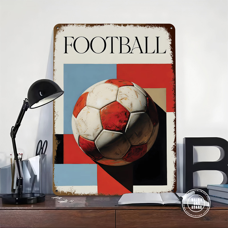 Football With Geometric Backgr - Background Retro Gaming 评论和价格