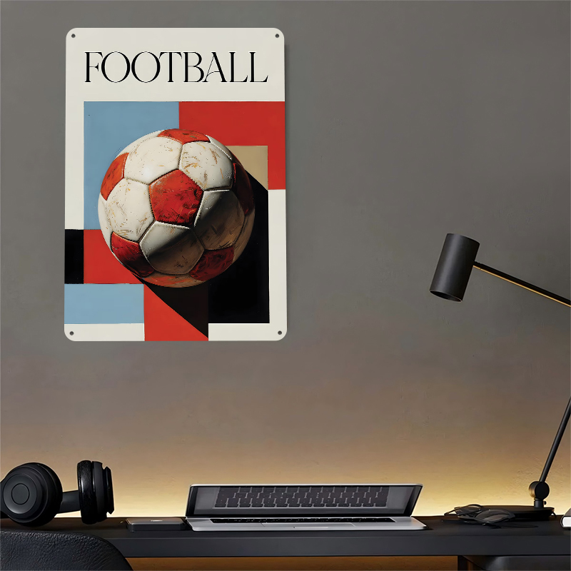 Football With Geometric Backgr - Background Retro Gaming 评论和价格