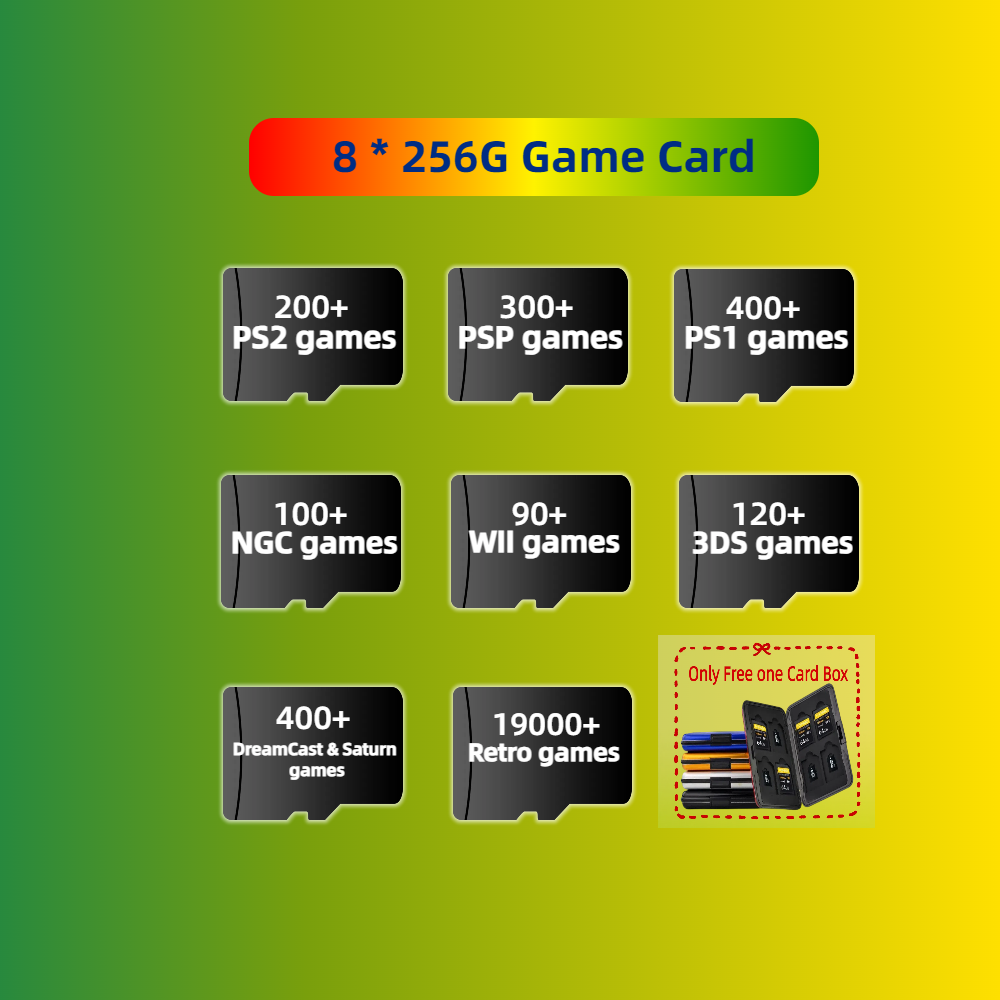 Game Card For Ayaneo Pocket S  - Retro X8 Gaming Console 评论和价格