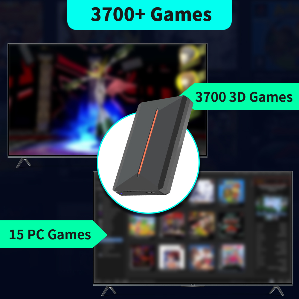 Launchbox OS 500GB Portable Ga - Retro X8 Gaming Console 评论和价格