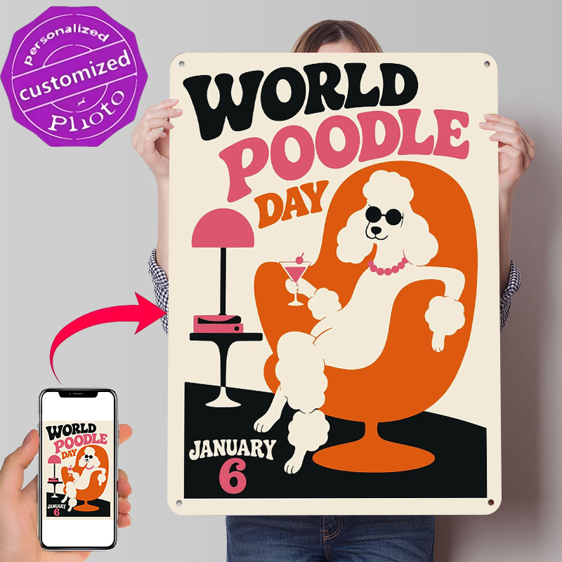 World Poodle Day Retro Tinplat - World Of Retro Gaming 评论和价格