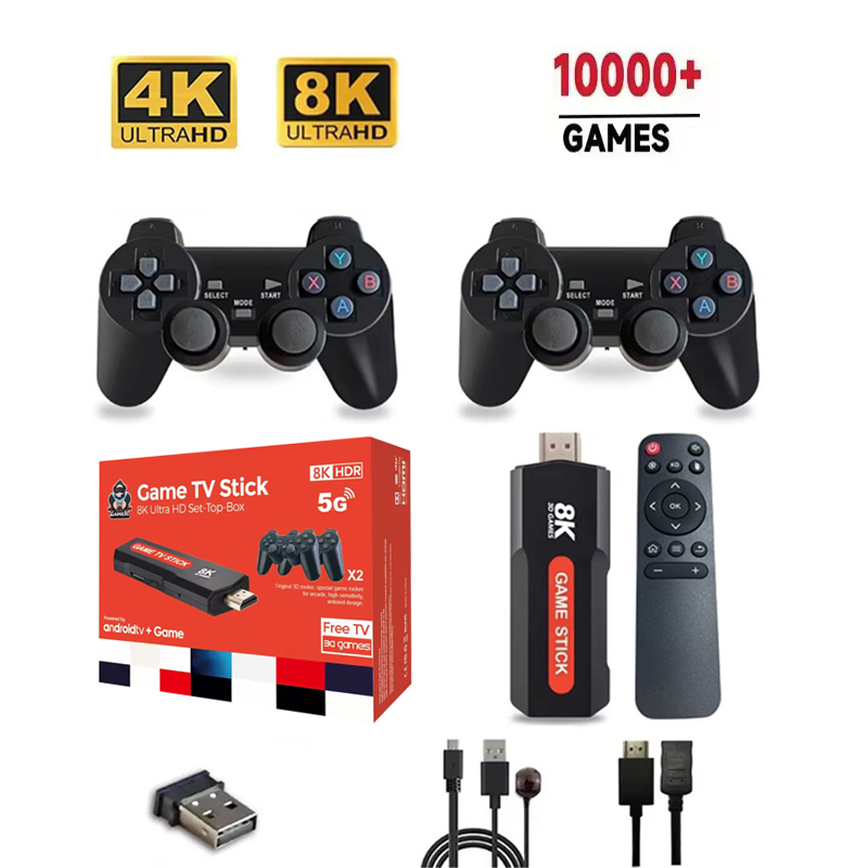 X2 Game Stick HD 4K 8K 3D Cons - Retro X8 Gaming Console 评论和价格