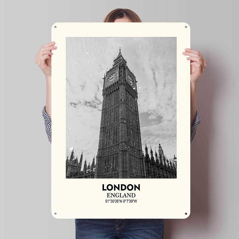 London Big Ben Printed Poster  - Retro Gaming London 评论和价格