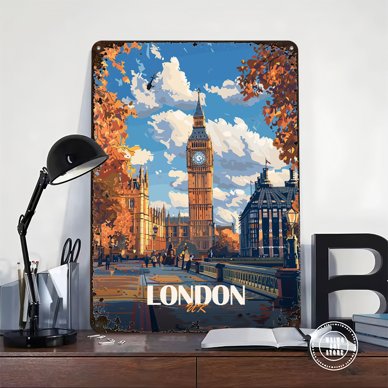 London Big Ben Printed Poster  - Retro Gaming London 评论和价格