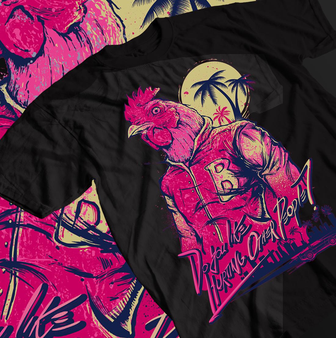 Hotline Miami Gaming T-shirt,  - Retro Gaming Shops 评论和价格
