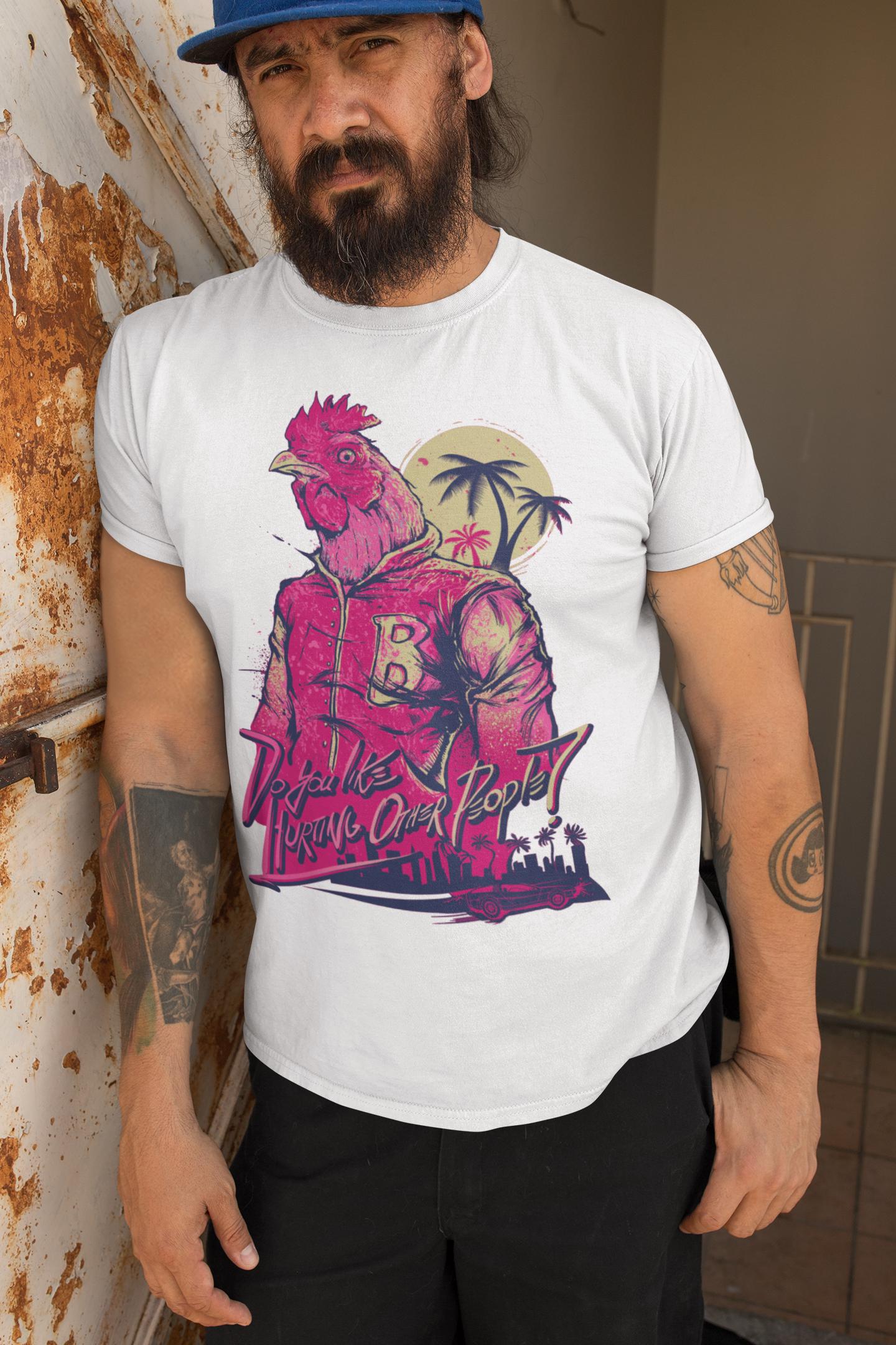 Hotline Miami Gaming T-shirt,  - Retro Gaming Shops 评论和价格