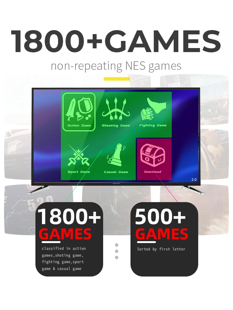 DATA FROG Portable Retro TV Ga - Retro Gaming Usb Stick 评论和价格