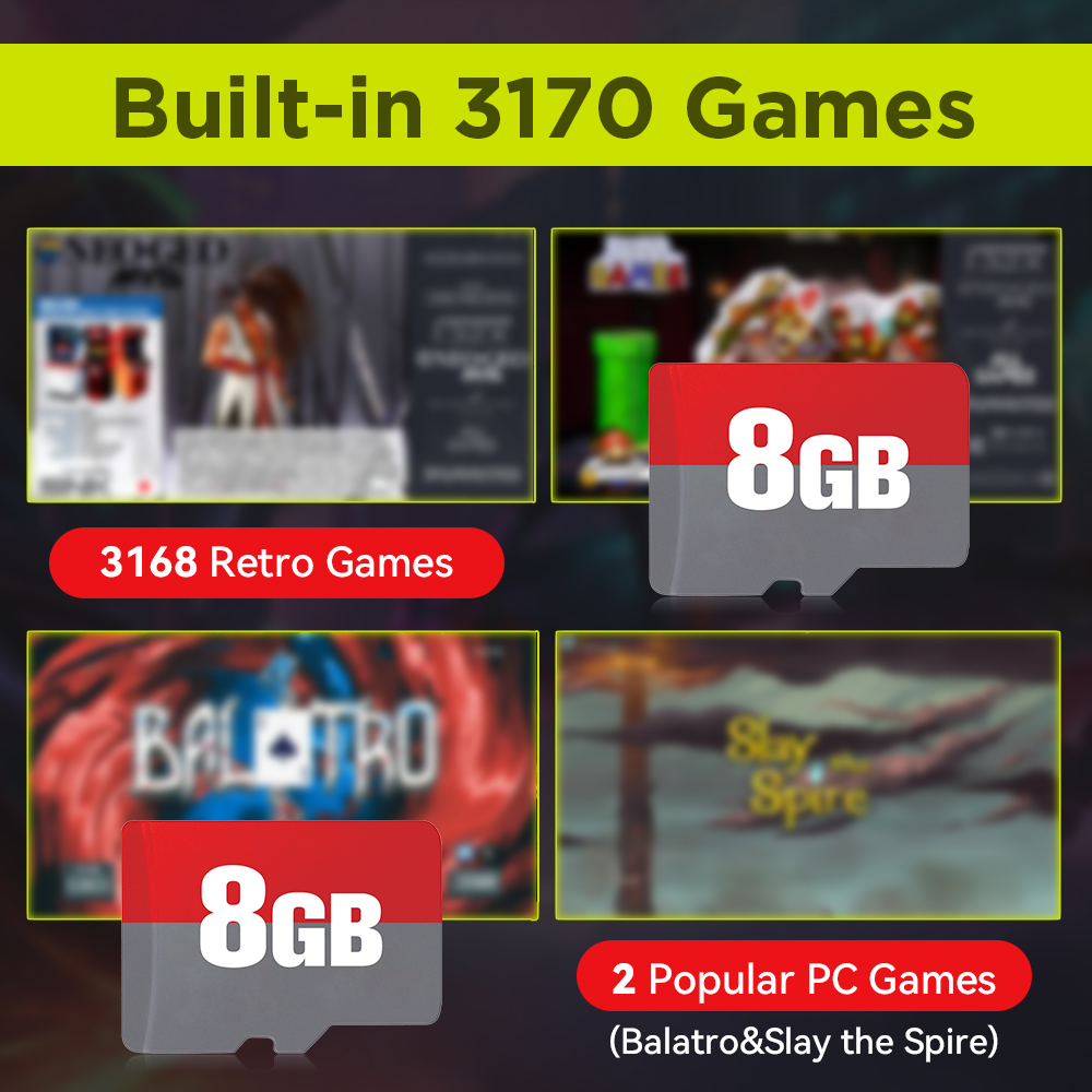 8GB TF Game Card with 3170 Ret - Retro X8 Gaming Console 评论和价格