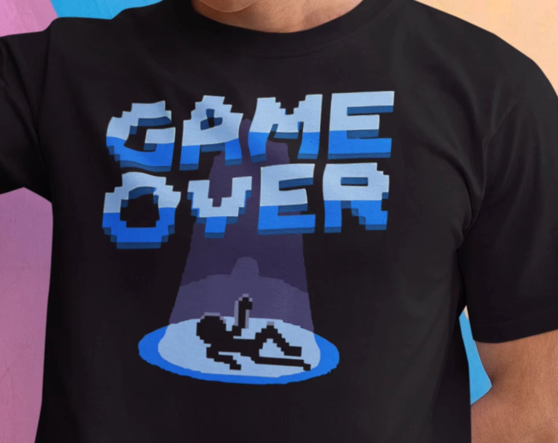 Game Over Screen Tee Retro Gam - Retro Gaming Shops 评论和价格