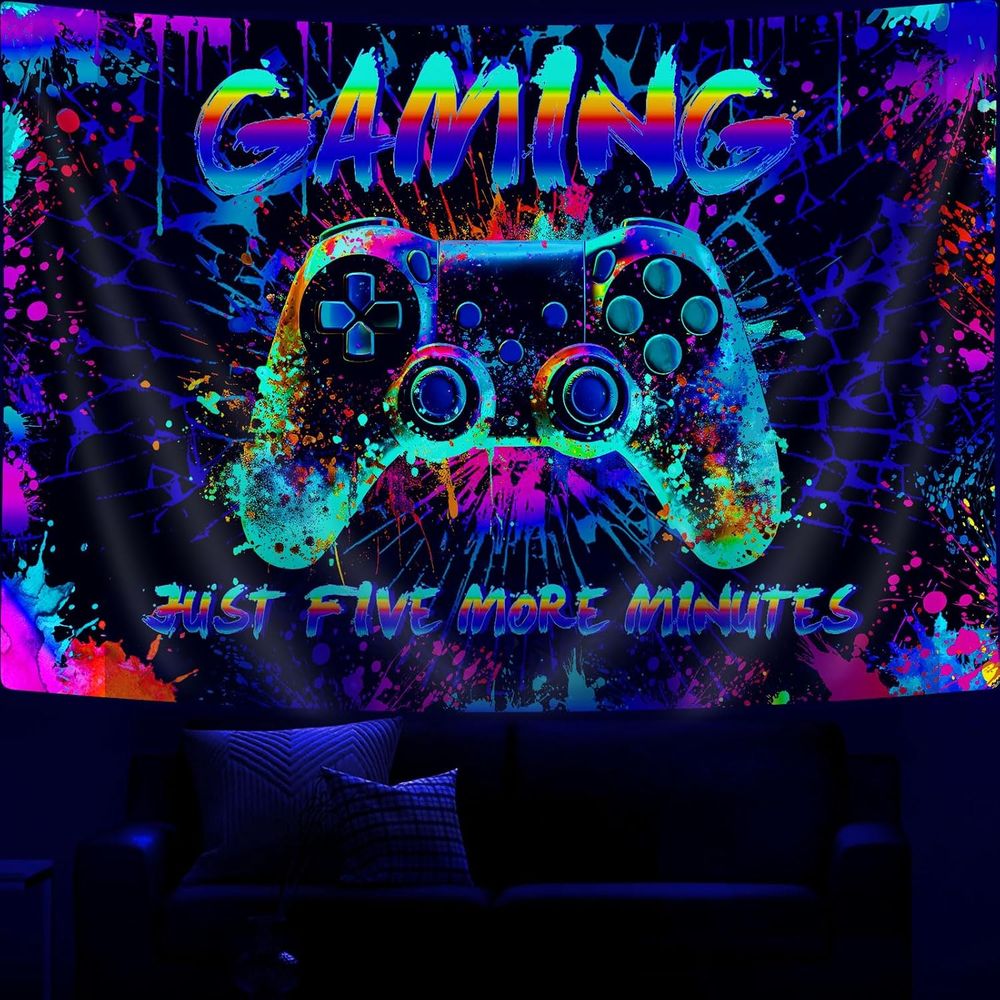 Cool Gaming Graffiti Tapestry  - Retro Gaming Video 评论和价格