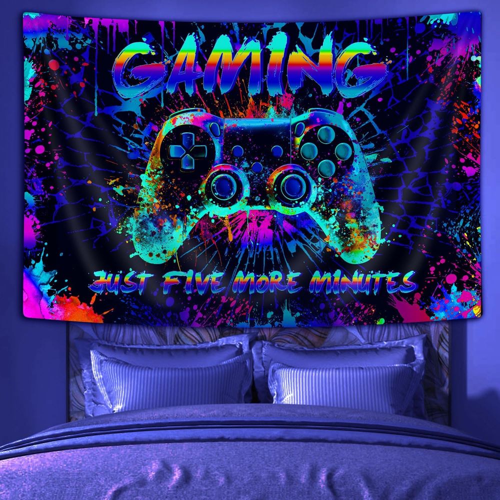 Cool Gaming Graffiti Tapestry  - Retro Gaming Video 评论和价格